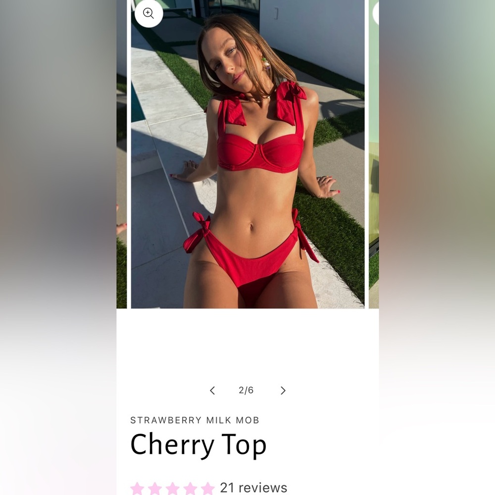 Strawberry Milk Mob Bikini